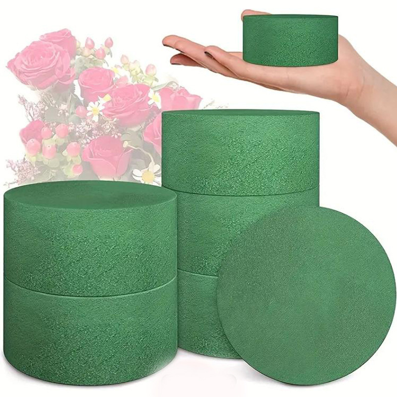 10個入り グリーンフローラルフォーム ラウンドブリック ド - Floral Foam Oasis のレビューと価格