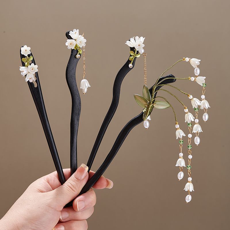 木製フラワーヘアピンヴィンテージ Convallaria M - Supply Florist のレビューと価格