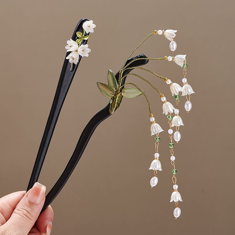 木製フラワーヘアピンヴィンテージ Convallaria M - Supply Florist のレビューと価格