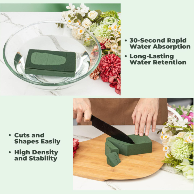 1/3/6個入り ウェットフローラルフォームブロック 生花/ - Floral Foam Oasis のレビューと価格