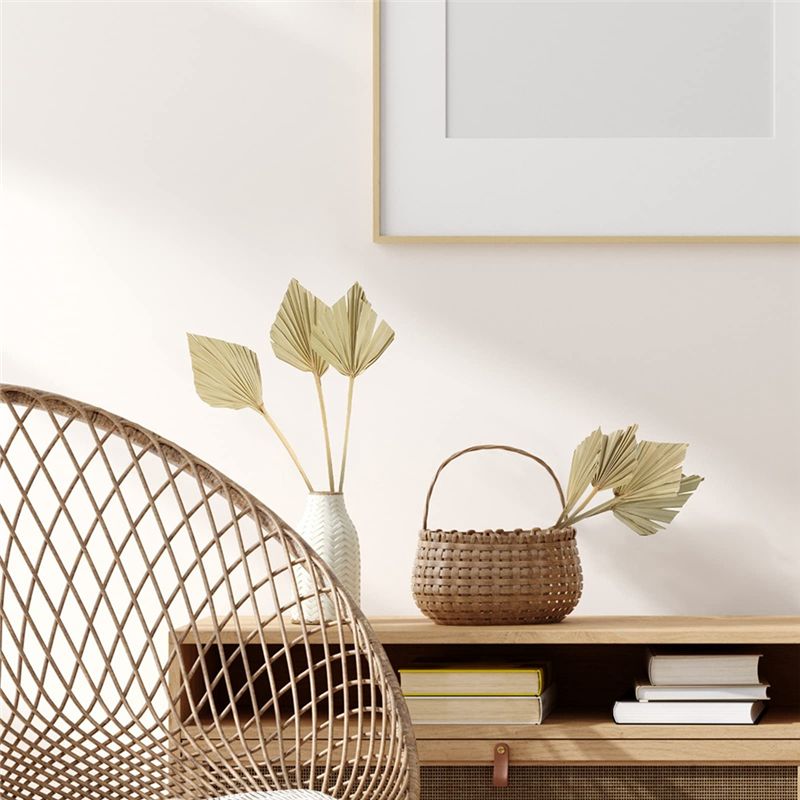ABYN-ボホ風ドライパームスピア、小さな天然乾燥パームファ - Palm Leaf Dried のレビューと価格