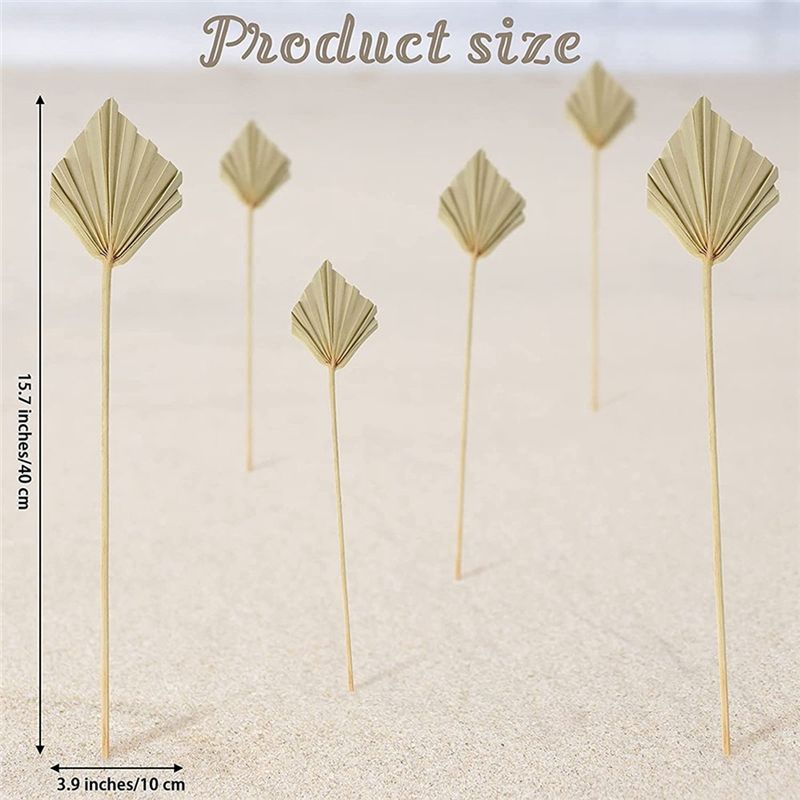 AS60-30個入り ボヘミアンスタイル ドライパームスピア - Palm Leaf Dried のレビューと価格
