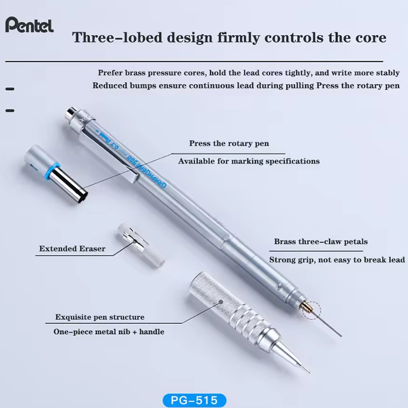 ぺんてる シャープペンシル GraphGear 500 壊れ - Pentel Pen Graphgear のレビューと価格