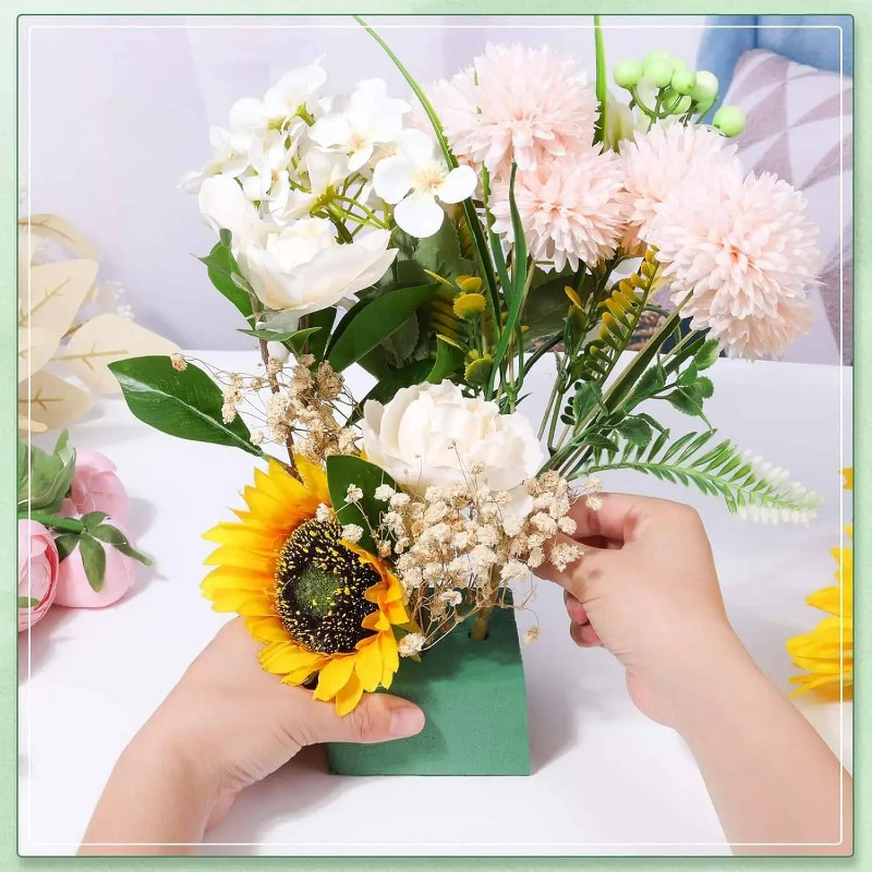 グリーンフローラルフォームブロックDIYフラワーアレンジメン - Floral Foam Oasis のレビューと価格